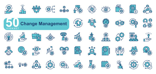 change management iconset