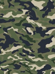 Fototapeta premium Summer camouflage, green color. Camouflage Texture (Background)