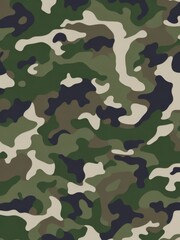 Fototapeta premium Summer camouflage, green color. Camouflage Texture (Background)