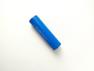 Alkaline battery isolated on white background