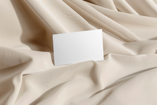 PNG Elegant card mockup, transparent background