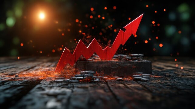 Weak economy, declining economic indicators, economic uncertainty, - Powered by Adobe