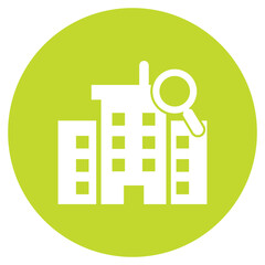 Building, construction, inspection icon