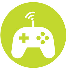 Console, controller, game icon