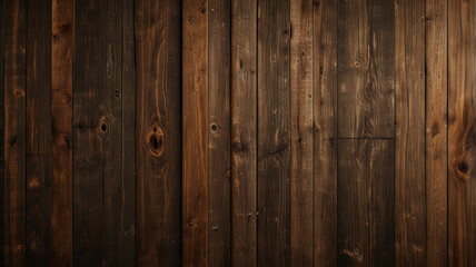 Fototapeta premium Antiguo fondo de madera con textura oscura grunge, la superficie de la antigua textura de madera marrón, paneles de madera de teca de vista superior. 