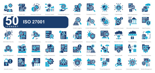 ISO 27001 iconset 
