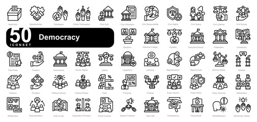 Democracy iconset 