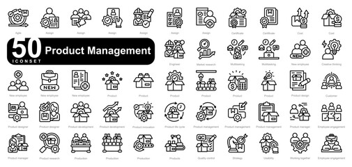 Product Management iconset