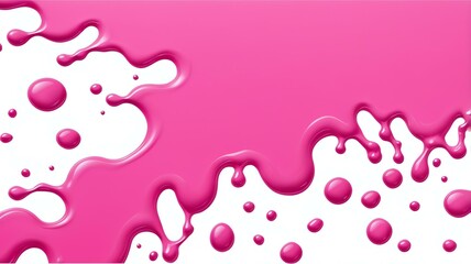 Obraz premium splash of pink vector slime on white background