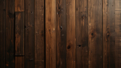 Naklejka premium Antiguo fondo de madera con textura oscura grunge, la superficie de la antigua textura de madera marrón, paneles de madera de teca de vista superior. 