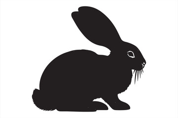 Silhouette of a Rabbit