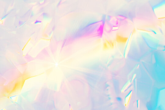 Vibrant prismatic light burst png overlay effect, transparent background