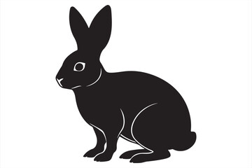 Silhouette of a Rabbit