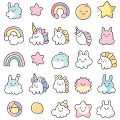 Kawaii icons