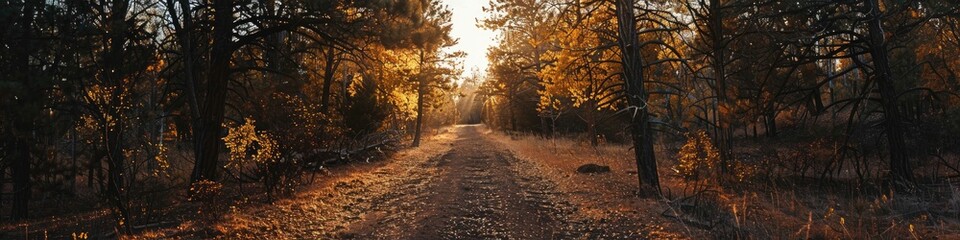Fototapeta premium Discovering the Highway: A Journey of a Latino Traveler Through Natural Landscapes