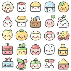 Kawaii icons