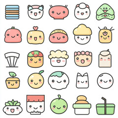 Kawaii icons