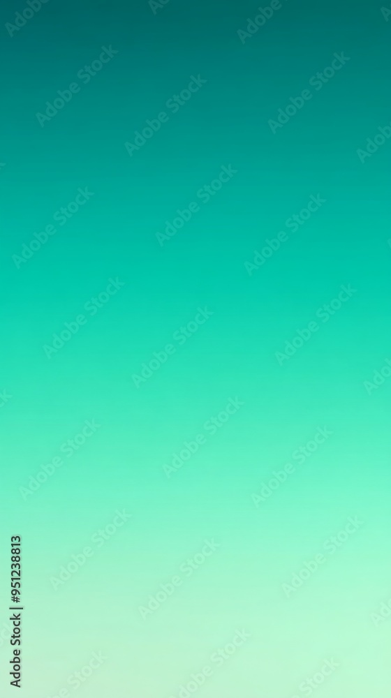 Poster a vibrant gradient background moving from rich emerald green to a bright cyan, creating a fresh and 