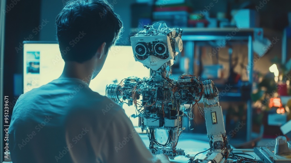 Poster mechanical robot assistant in cluttered workspace
