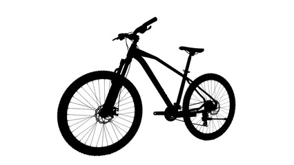 Bicycle MTB folding bike vector