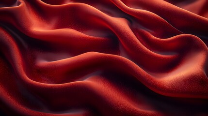 Obraz premium Rich Velvet Fabric with Deep Folds