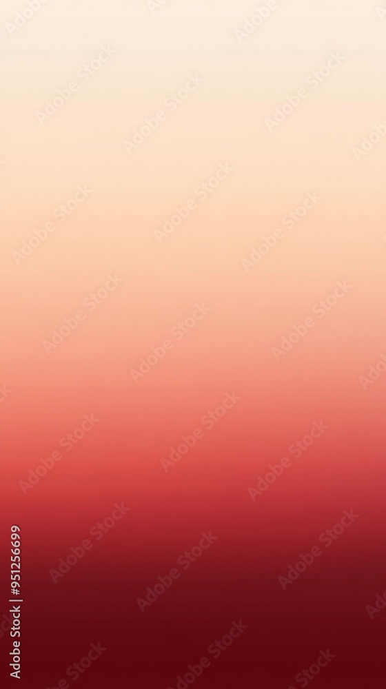 Poster an abstract gradient background featuring a transition from deep red to soft peach, with smooth, flo