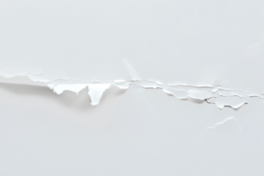 Realistic torn paper edge  png paint texture overlay, transparent background