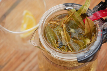 Experience a Refreshing Herbal Tea Infusion Crafted with Fresh and Natural Ingredients