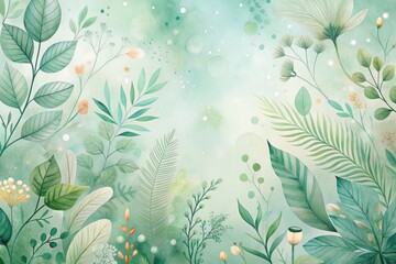 whimsical botanical illustrations fluid soft focus botanicals delicate dreamy muted color palette pastel greens soft focus photography botanical illustration 