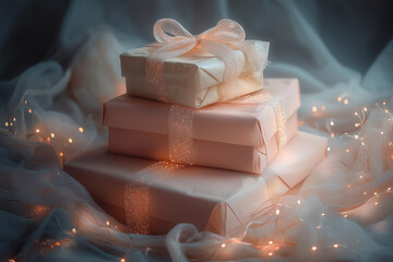 Delightful Parcels of Joy: A Celebration of Gift-Giving Elegance - Generative AI