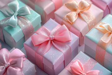 Delightful Parcels of Joy: A Celebration of Gift-Giving Elegance - Generative AI