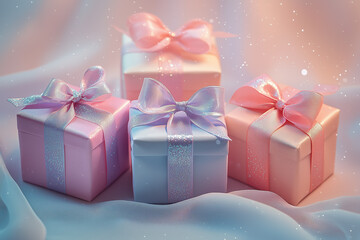 Delightful Parcels of Joy: A Celebration of Gift-Giving Elegance - Generative AI