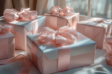 Delightful Parcels of Joy: A Celebration of Gift-Giving Elegance - Generative AI