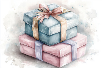 Delightful Parcels of Joy: A Celebration of Gift-Giving Elegance - Generative AI