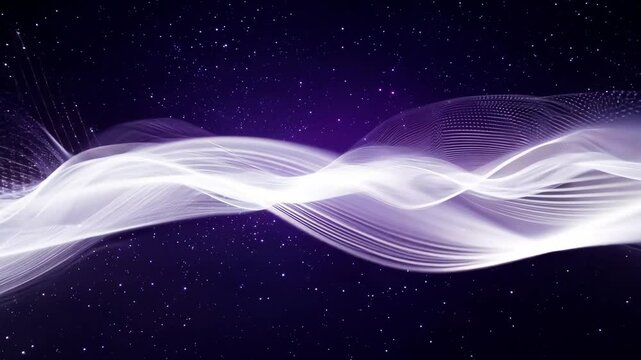 Exploring the mesmerizing patterns of sound waves in a cosmic environment at night