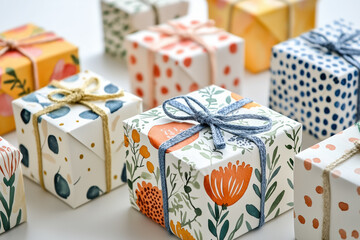 Delightful Parcels of Joy: A Celebration of Gift-Giving Elegance - Generative AI