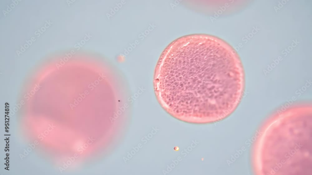 Poster exploring microscopic cell structures in a lab setting during a biology class demonstration