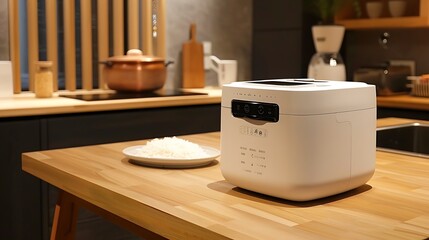 A pleasant glance of a trendy rice maker