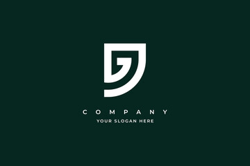 Vector creative letter dg or gd elegant monogram logo