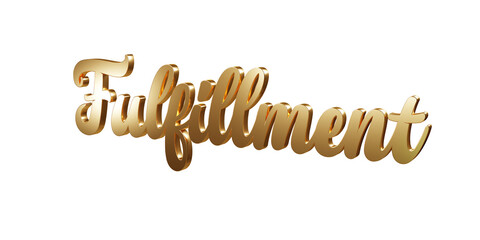 Fototapeta premium Luxury 3D gold text 