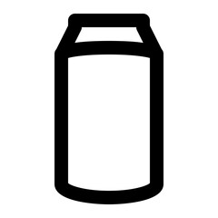 can, jar, tin, containers, packaging outline icon