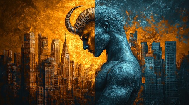 Capricorn symbol modern