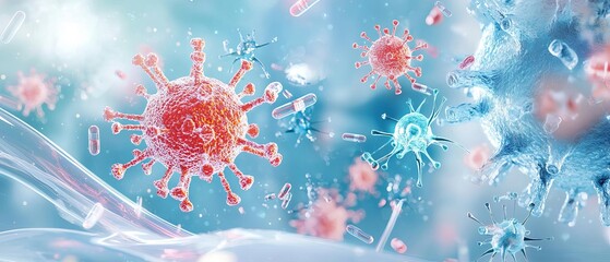 A close-up depiction of a cluster affected by a medical crisis, showcasing the role of vectors in the transmission and the escalation of the situation into an epidemic