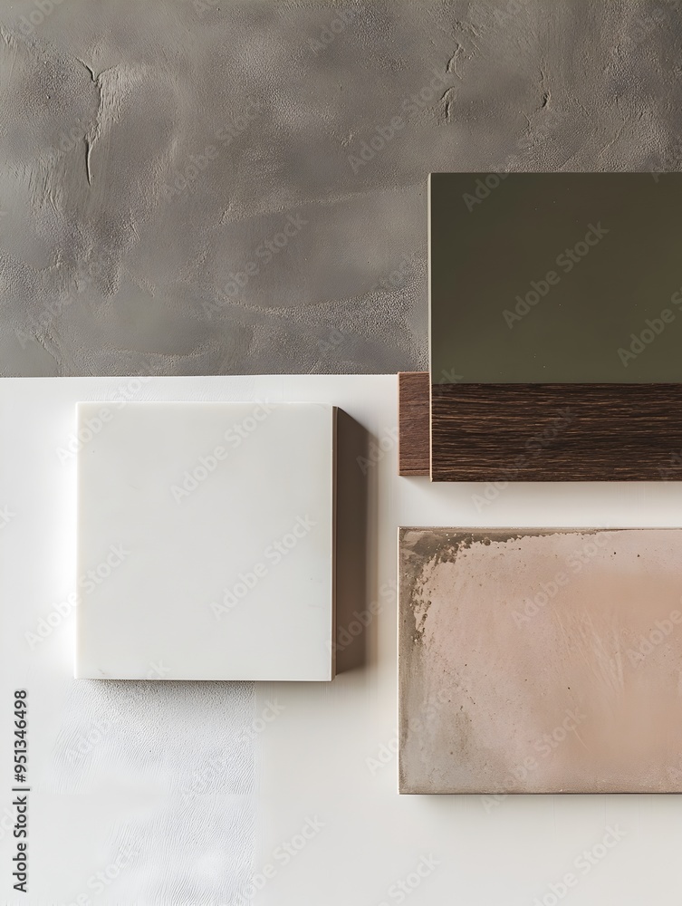 Poster sleek and authoritative product display with constructivist inspired layout and refined color scheme
