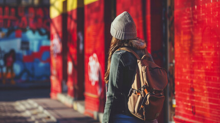 women with  shopping bag