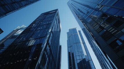 a futuristic city skyline