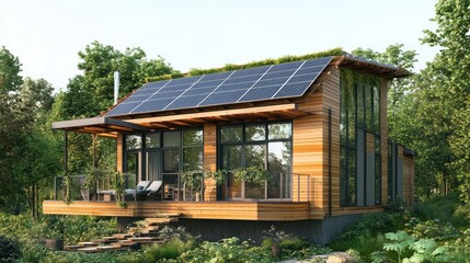 a green home and environmentally friendly construction
