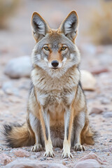 Obraz premium Coyote (Canis latrans) in Death Valley National Park