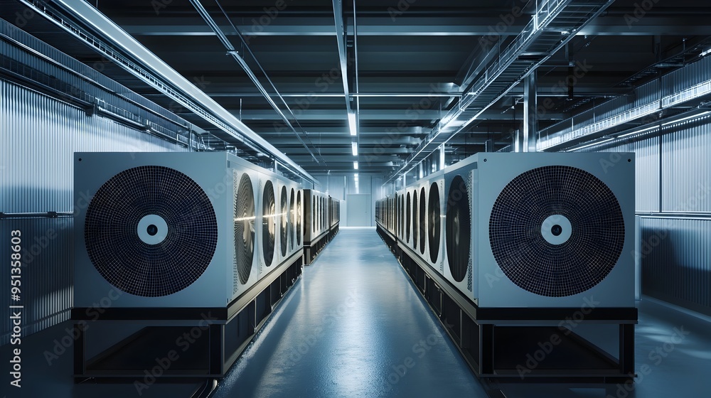 Poster modular cooling unit in a cloud data center powering advanced technology infrastructure