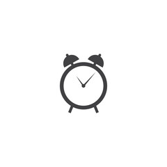 alarm clock icon vector illustration template